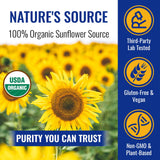 Angtai JN Lecitina de girasol orgánica, polvo para mezclas, mejora la crema en batidos