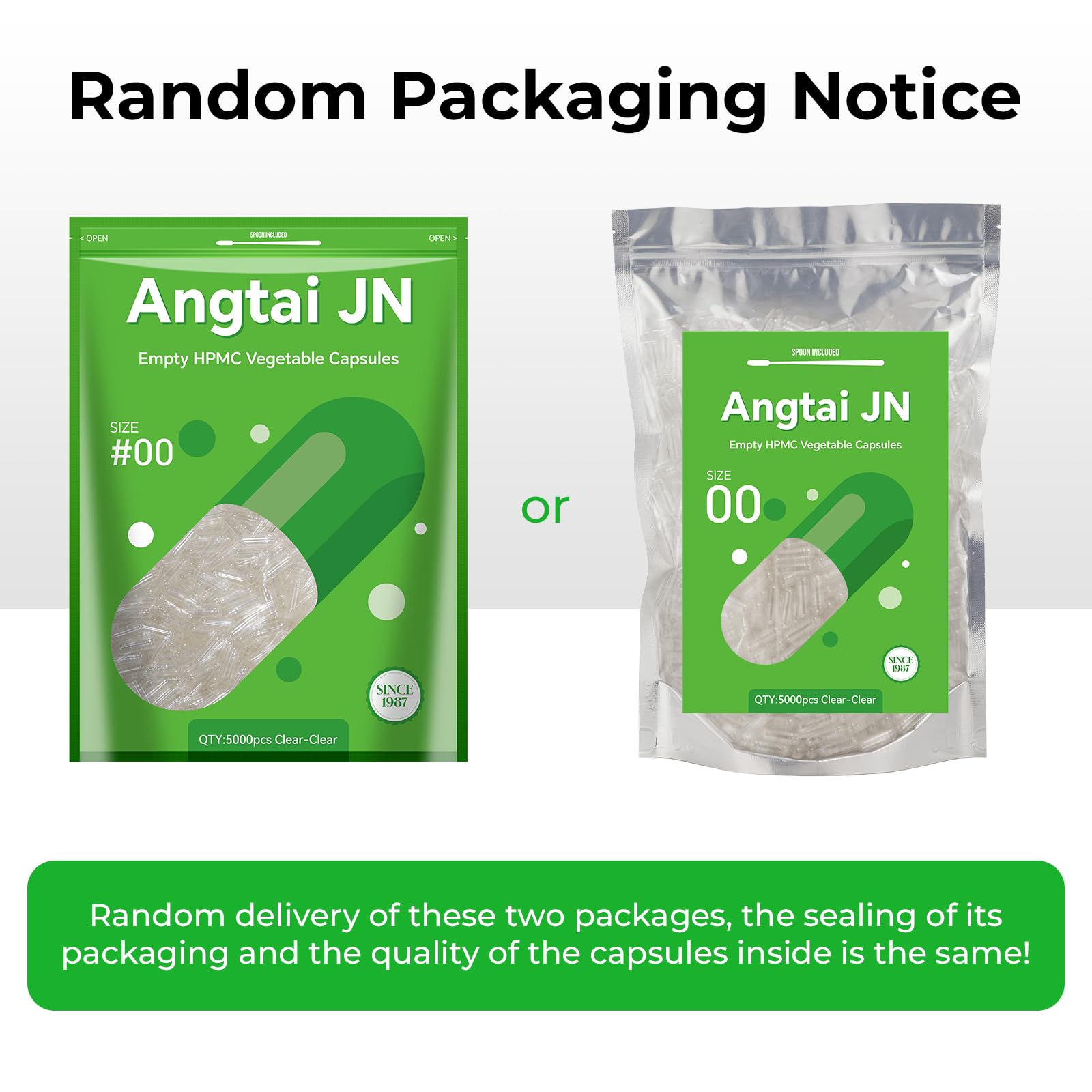 Angtai JN para suplementos caseros, rellenar cápsulas con hierbas o vitaminas