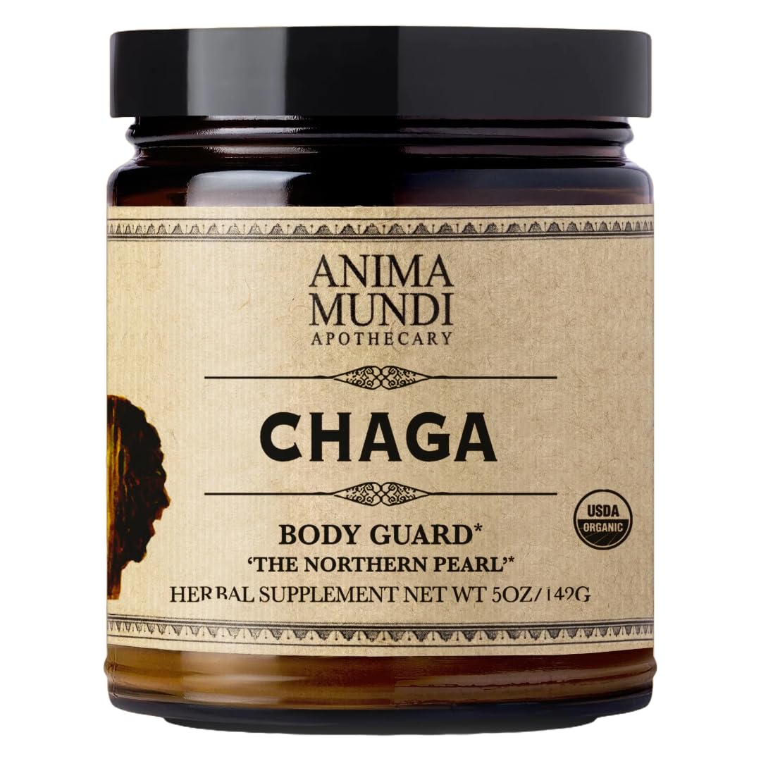 Anima Mundi Apothecary polvo chaga orgánico para enriquecer bebidas