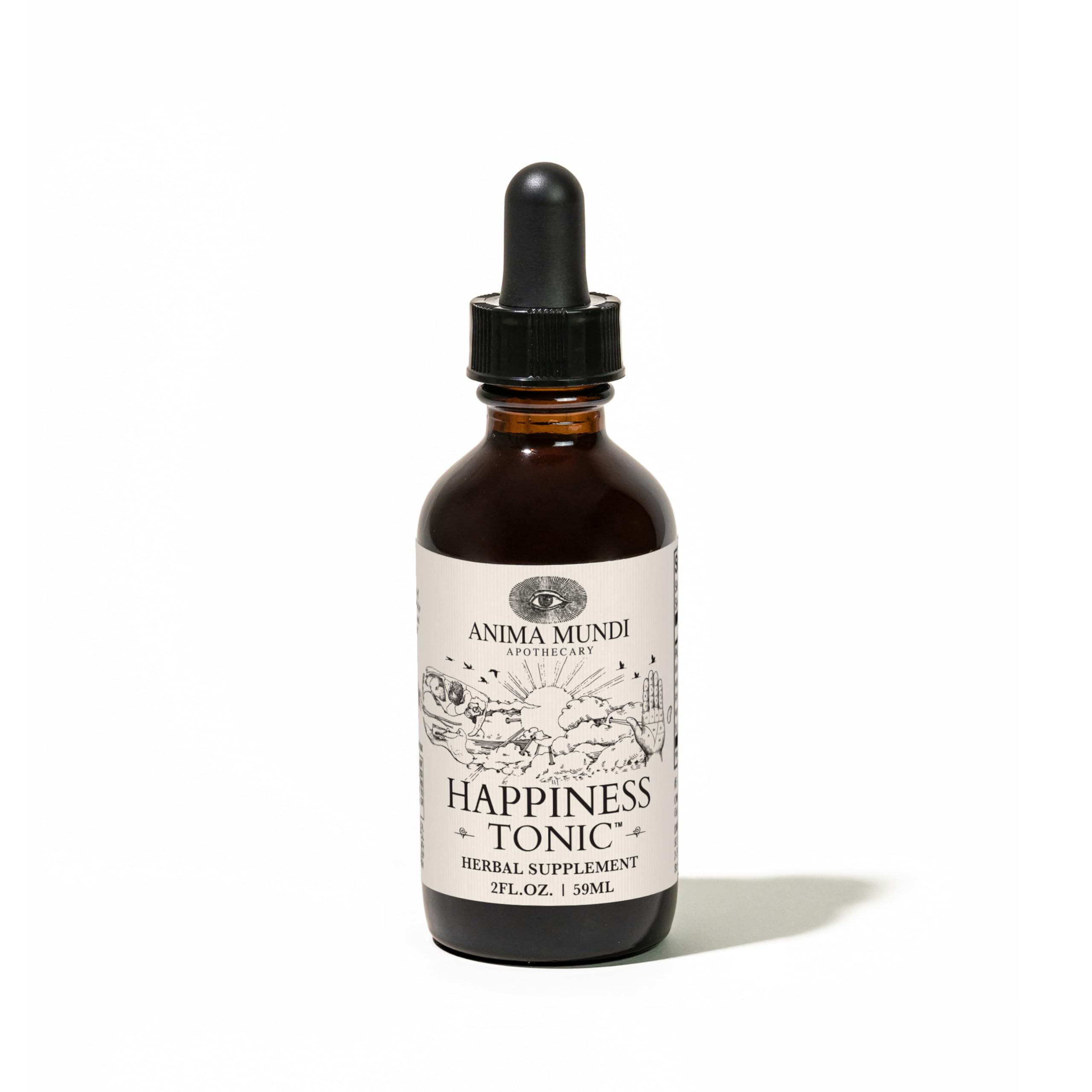 Anima Mundi Apothecary: botella de gotas de ashwaganda para bienestar suave.