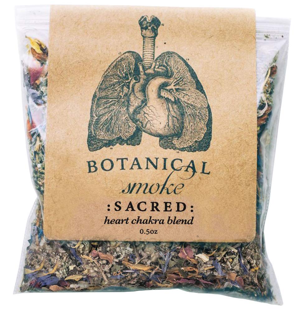 Anima Mundi Apothecary Humo Sagrado: mezcla-herbal para fumar suave y relajante.