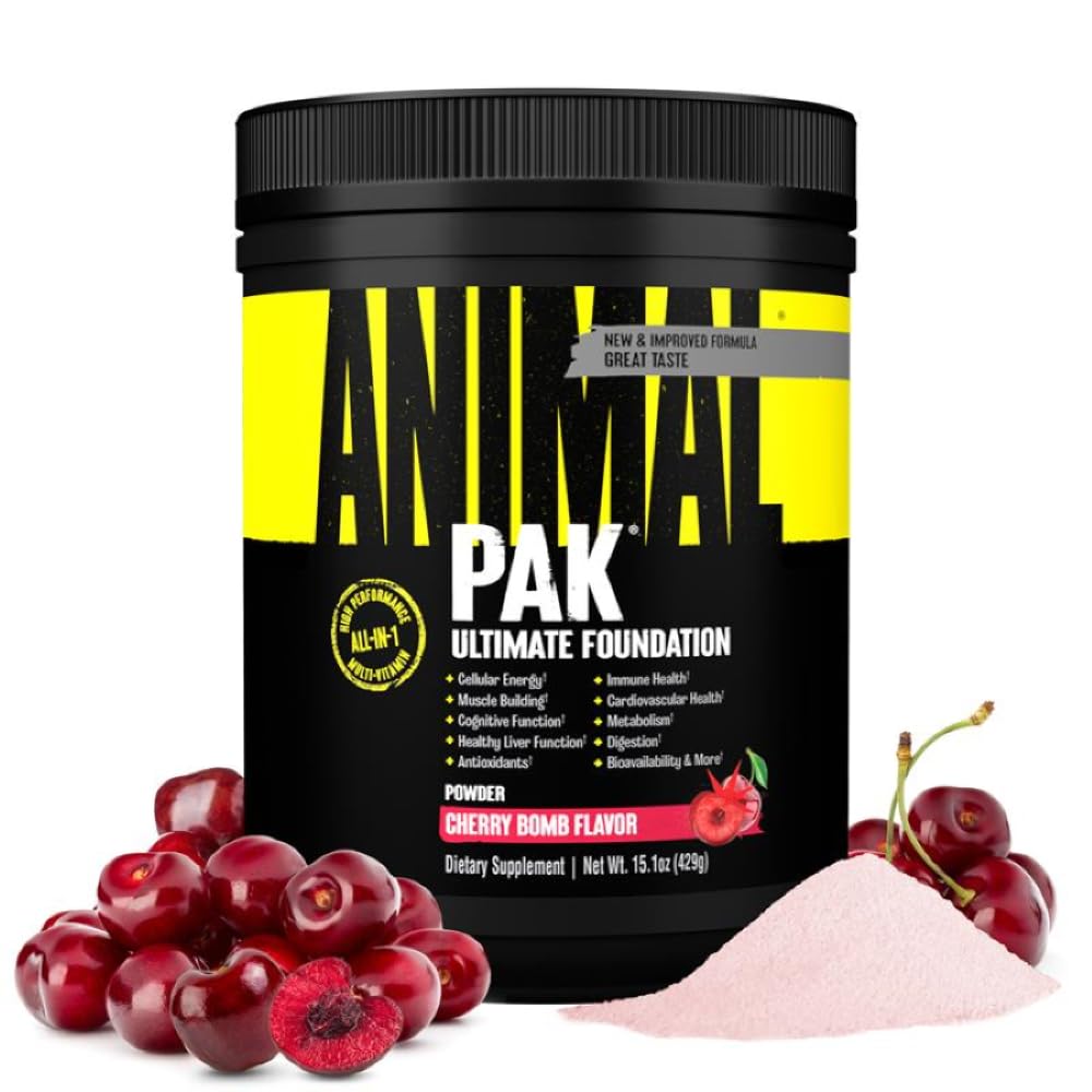 Animal Pak en bote multivitamínico para rendimiento diario