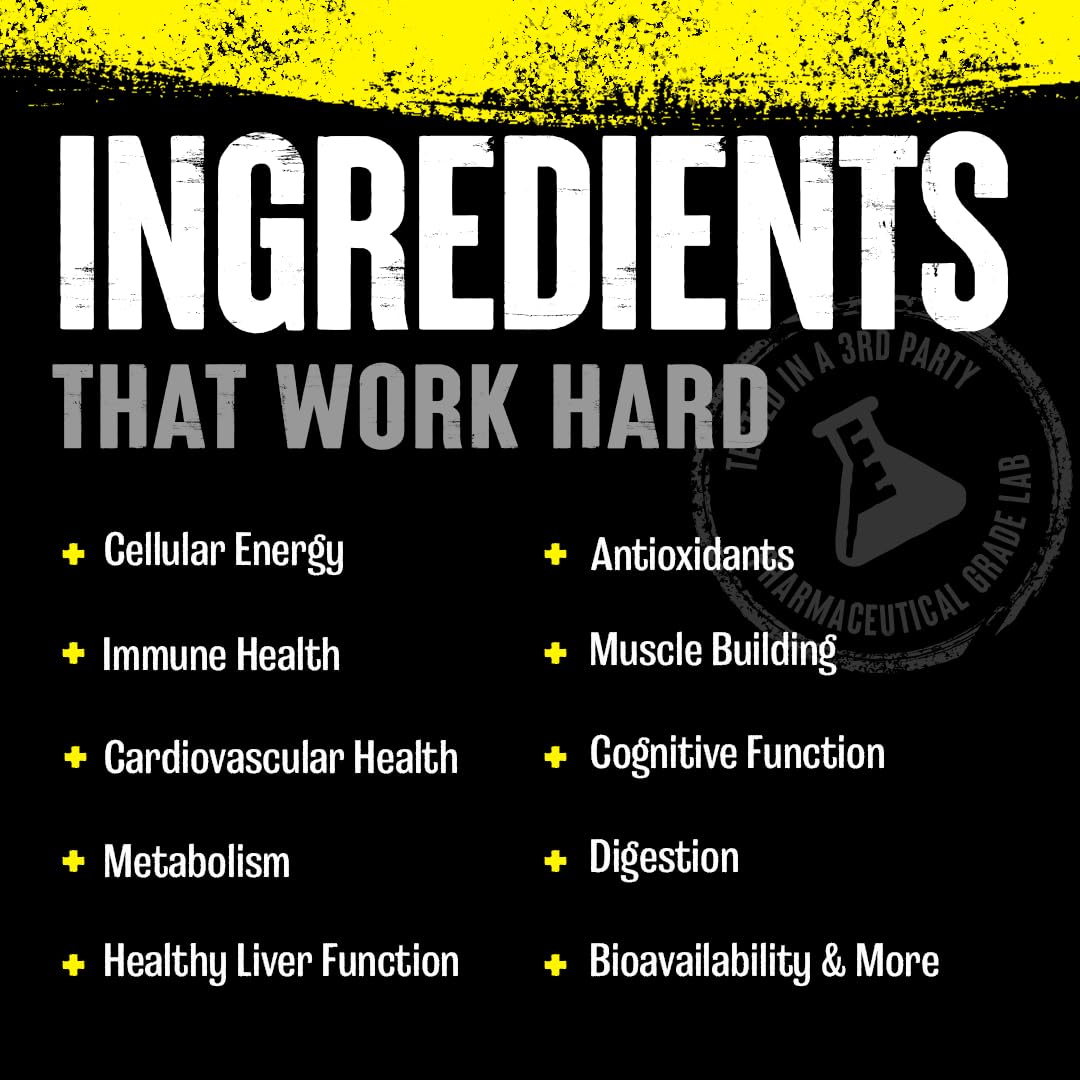 Ingredients panel showing Spectra blend and AstraGin for absorption