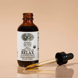 Anima Mundi Relax Tonic: cuentagotas para dosis y alivio del estrés.