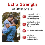 Anisx Aceite de Krill Antártico: EPA y DHA visibles en la etiqueta para apoyo general.