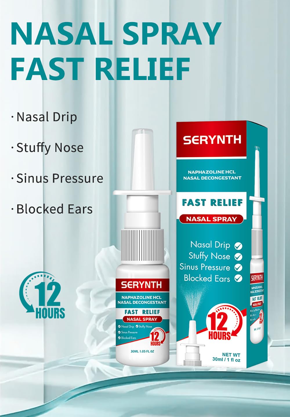 Anisx Nasal Spray con aplicador nasal para dosificación precisa.