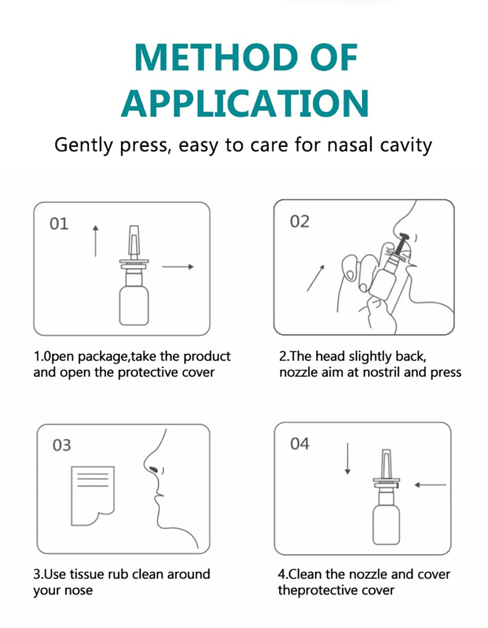 Anisx Nasal Spray punto de dosis seguro para uso diario.