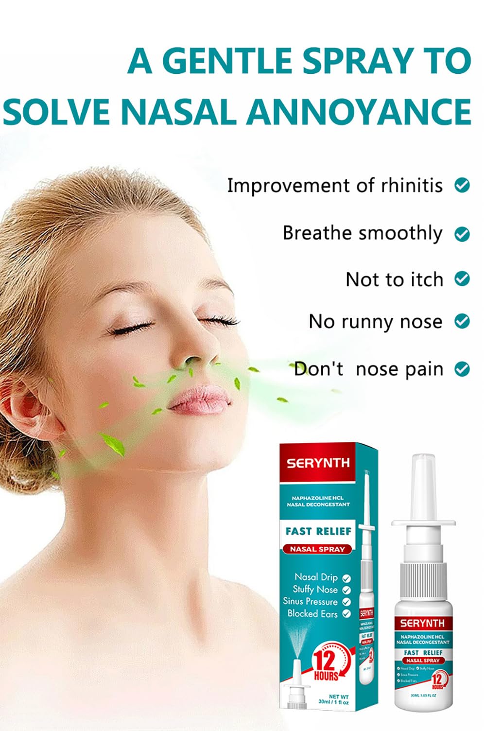 Anisx Nasal Spray apto para adultos y niños mayores de 6 años.