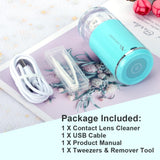 Paquete ANKUNABA incluye limpiador, cable USB y accesorios.