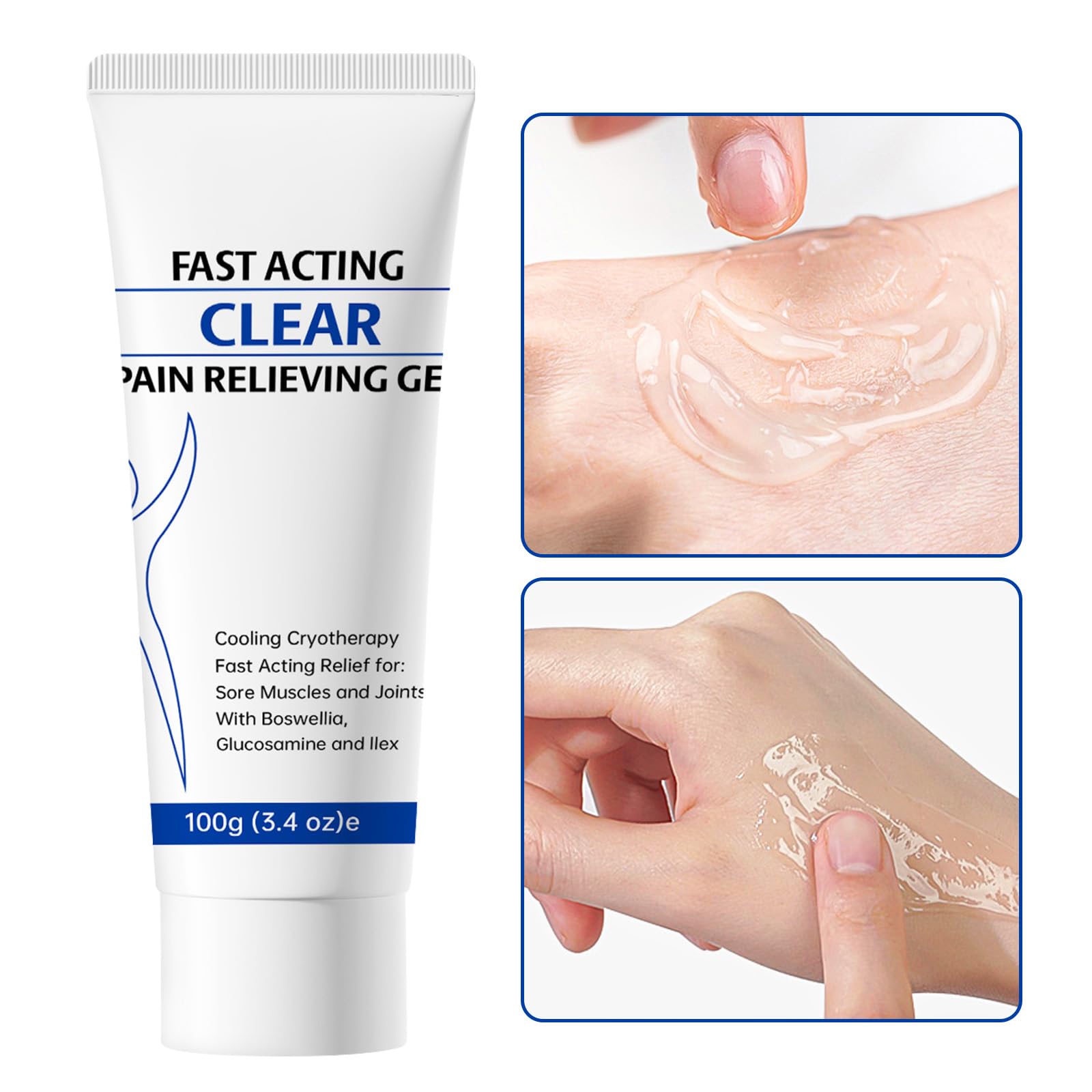 Annsky gel aplica en cuello, hombros, espalda y rodillas para mayor relajación.