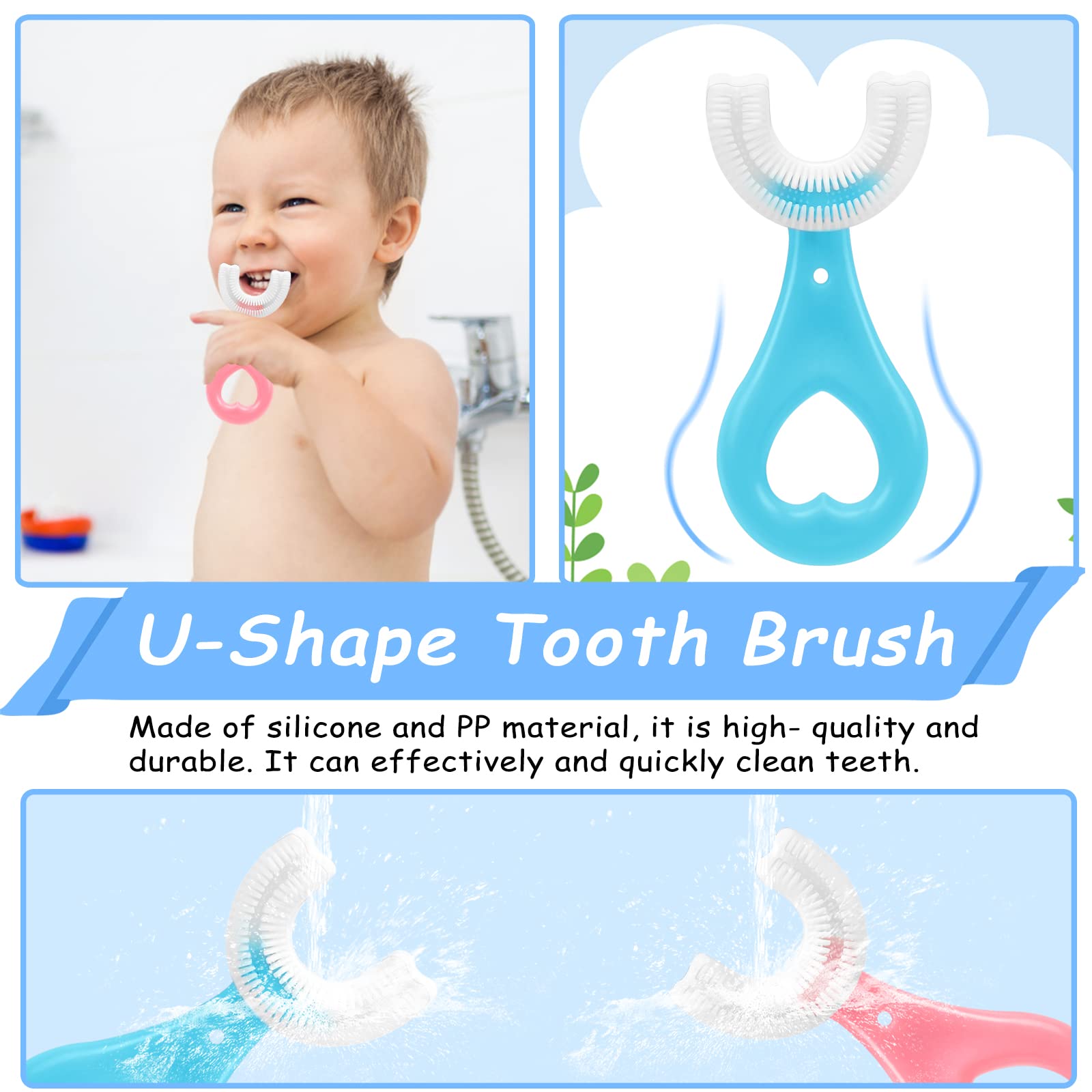 ANOOVV Limpieza 360° en todas direcciones para dientes y encías.