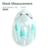 ANSNF Dos máscaras de oxígeno para adulto, kit práctico.