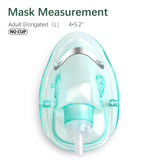Conjunto de dos mascarillas y dos tubos para uso reutilizable