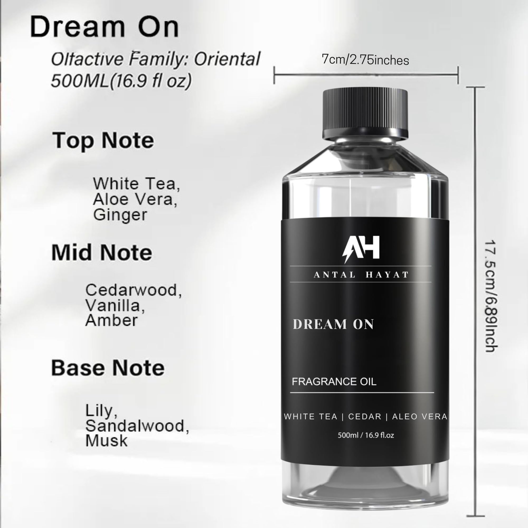 ANTAL HAYAT Dream On: notas de té blanco y vainilla para ambiente relajante.