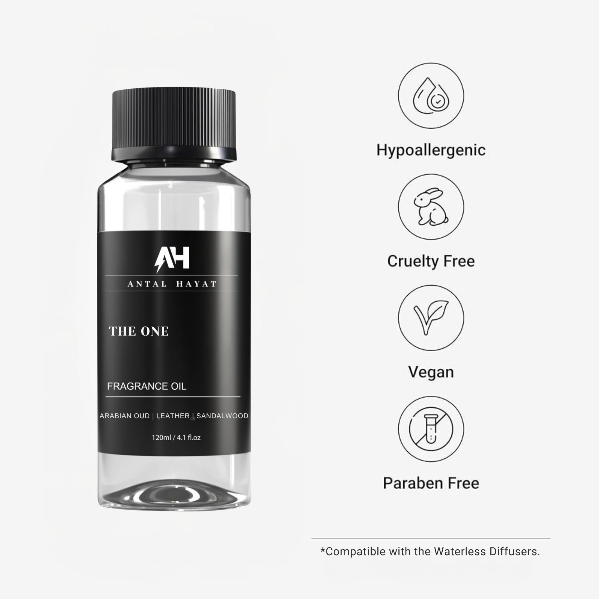 ANTAL HAYAT The One: notas cardamomo y cuero para lujo duradero.