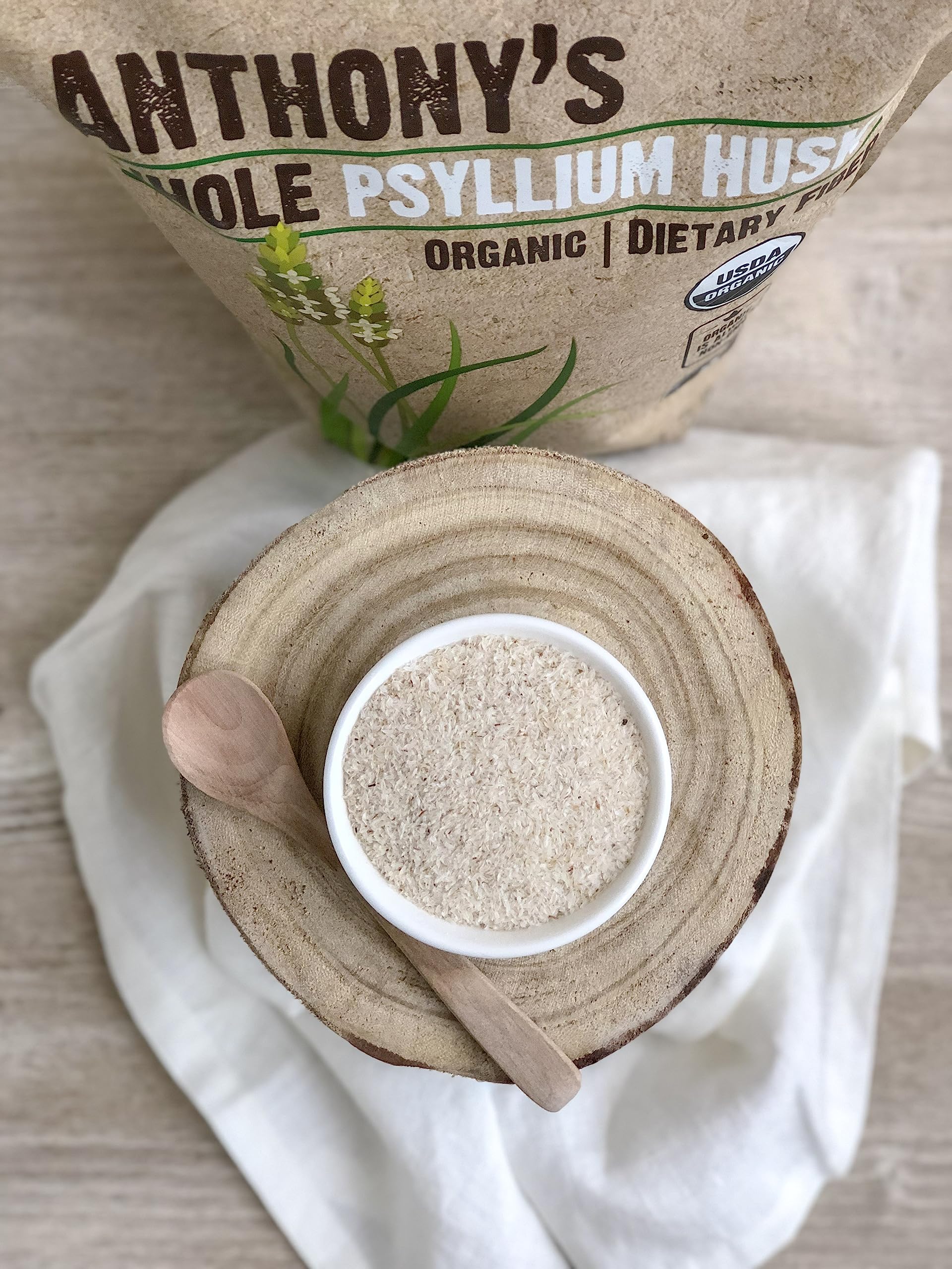 Anthony's psyllium, batido suave con psyllium agregado.