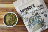 Proteína de cáñamo para hornear de Anthony's en recetas nutritivas