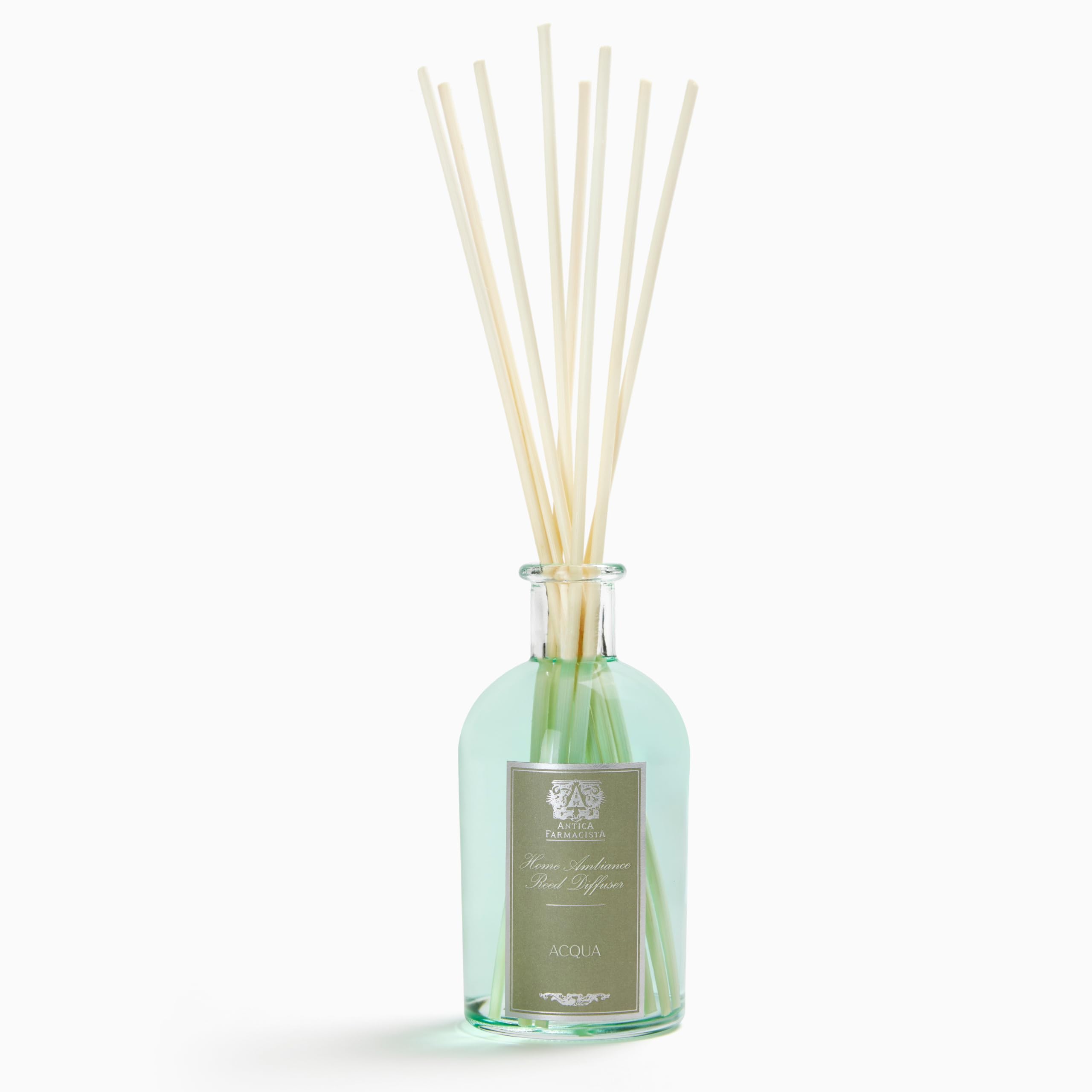 Antica Farmacista Acqua: difusor de cristal para un ambiente elegante y fresco.