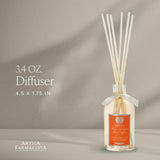 Frasco de vidrio de Antica Farmacista que difunde notas cítricas y florales.