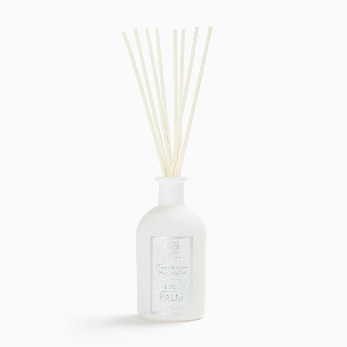 Antica Farmacista, difusor de hogar con palmas y aroma envolvente para espacios.