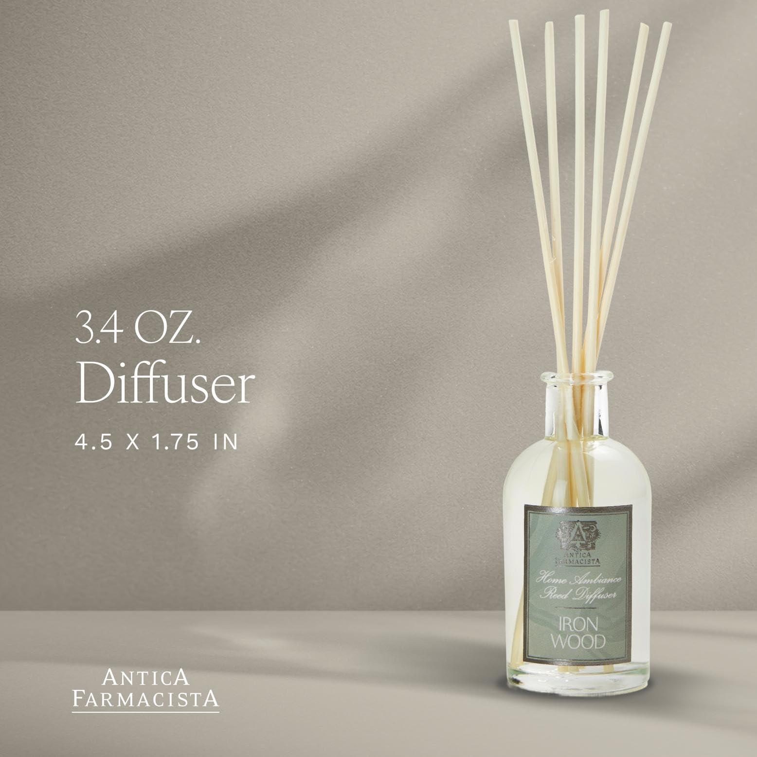 Antica Farmacista difusor de varillas para aroma duradero en espacios.