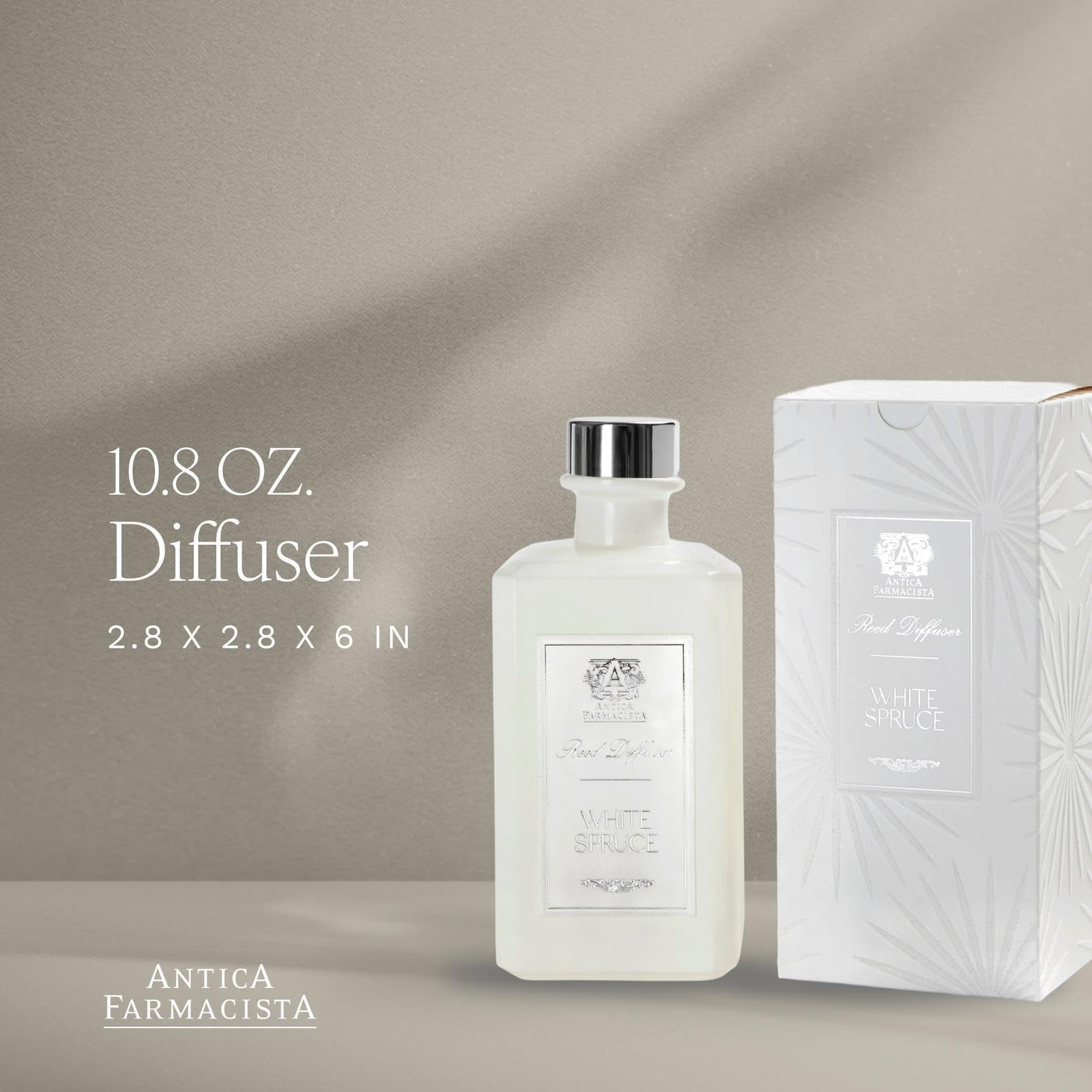 Antica Farmacista: difusor con varillas lujosas para aroma duradero y elegante