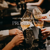 Antica Farmacista Prosecco Black en caja regalo de lujo, regalo perfecto