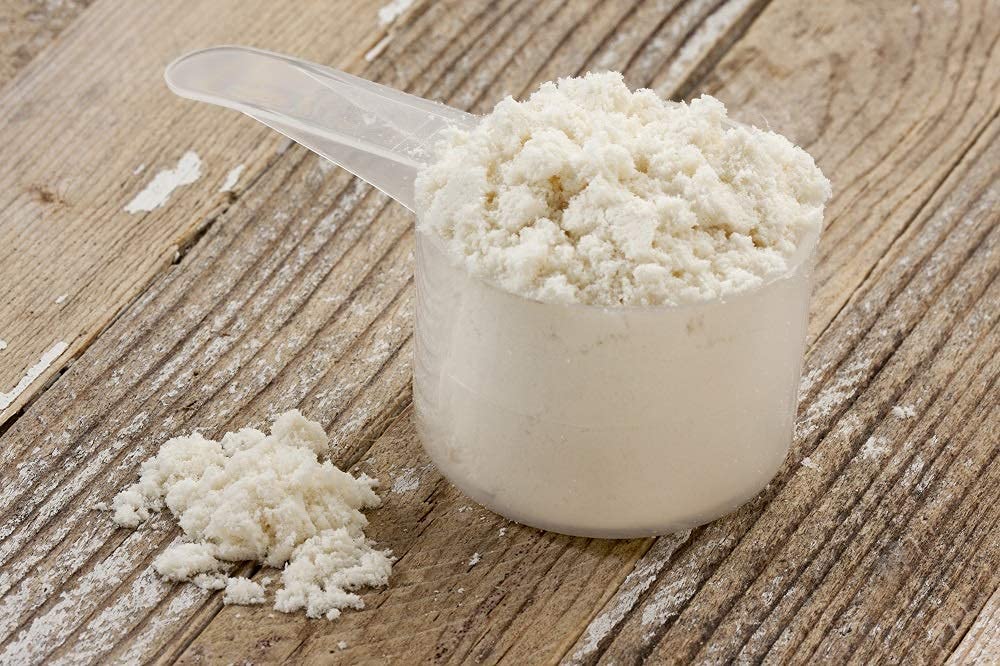 Etiqueta de Antler Farms con proteína vainilla y 4 ingredientes