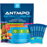 ANTMPO electrolitos sobre limon-lima, hidratación rápida para entrenamientos intensos.