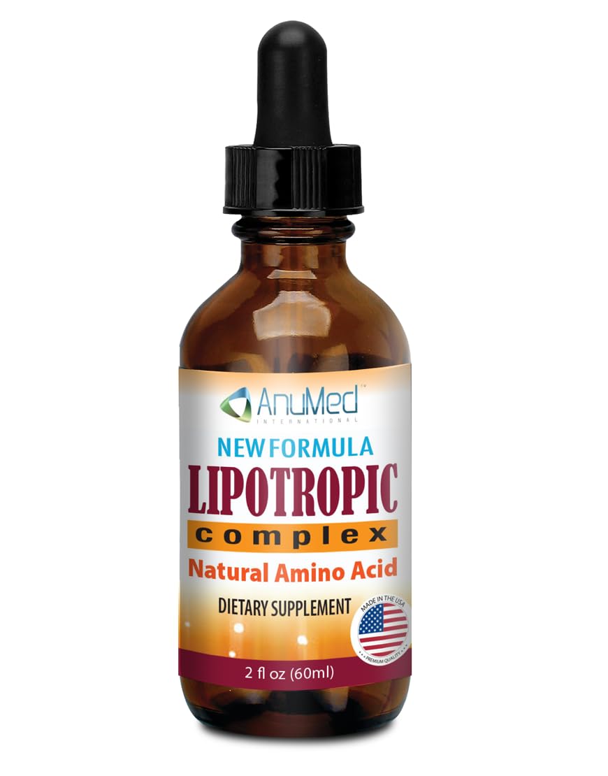 AnuMed lipotropico en botella para un detox suave y natural
