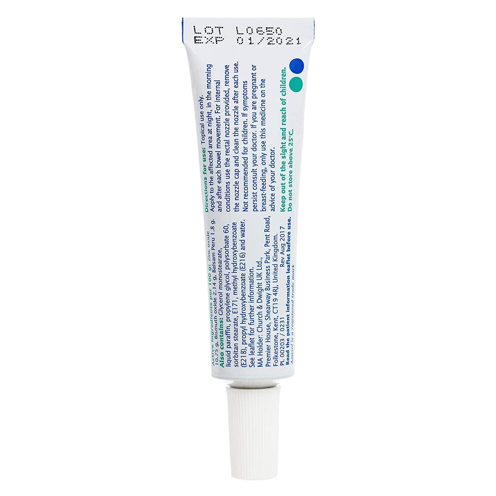 Anusol Crema: alivio del picor e irritación.