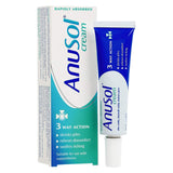 Anusol Crema: aplicación nocturna para alivio de molestias.