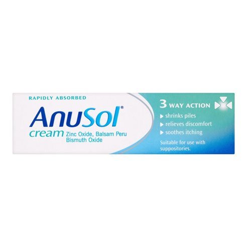 Anusol crema para hemorroides, envase de 43 g, alivio suave