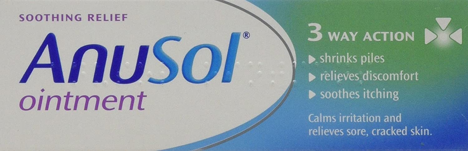 Anusol Ungüento 25 g: aplicación suave en la zona afectada