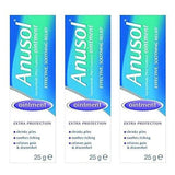 Anusol Ungüento 25 g: caja de tres unidades para uso diario cómodo
