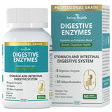 Anven Health: Digestive Enzymes 800mg en botella para apoyo digestivo práctico.