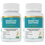 Anven Health 800mg enzimas digestivas frente del envase para posible alivio de malestares digestivos.