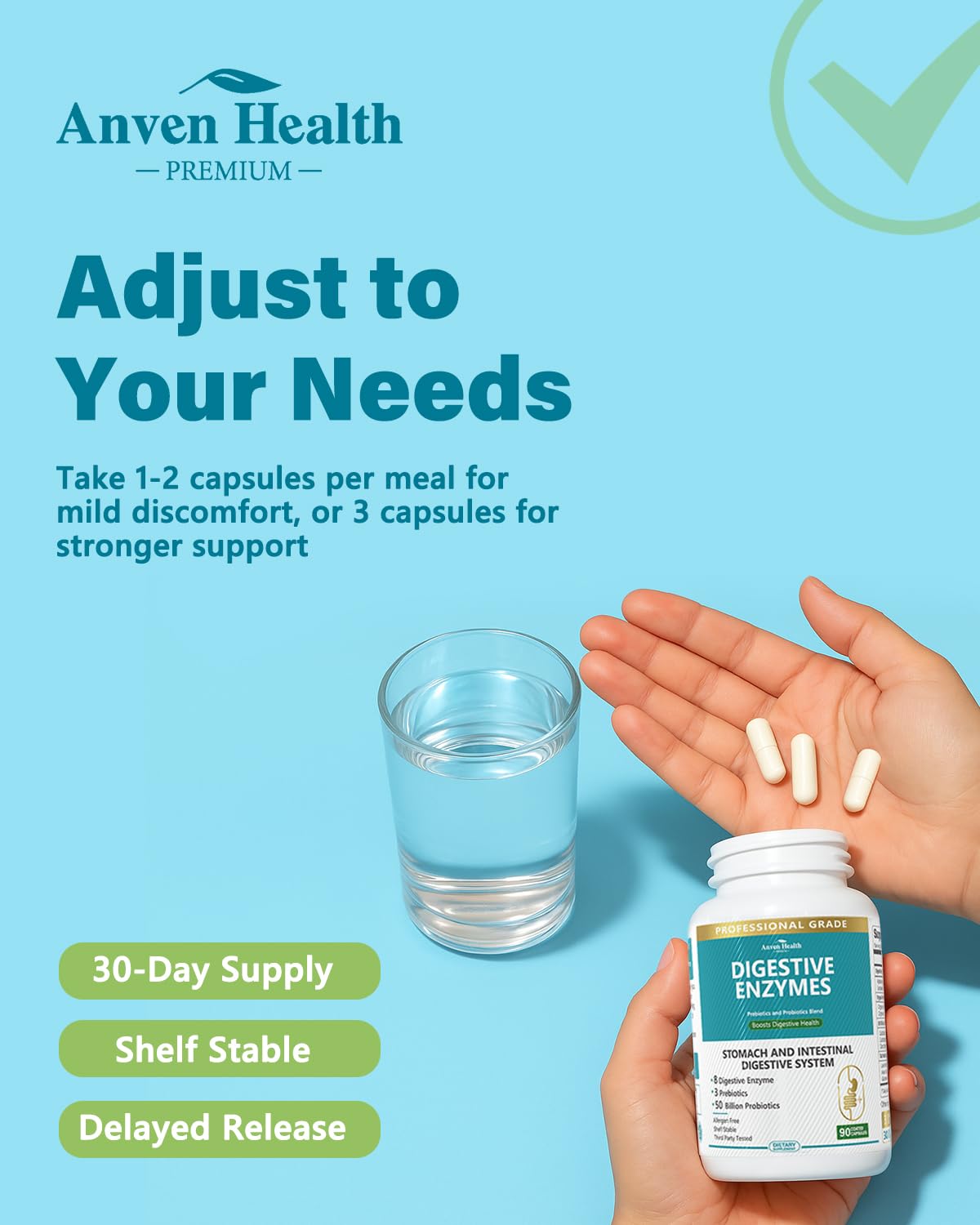 Anven Health: eje intestino-cerebro con melena de león y L-Glutamina.