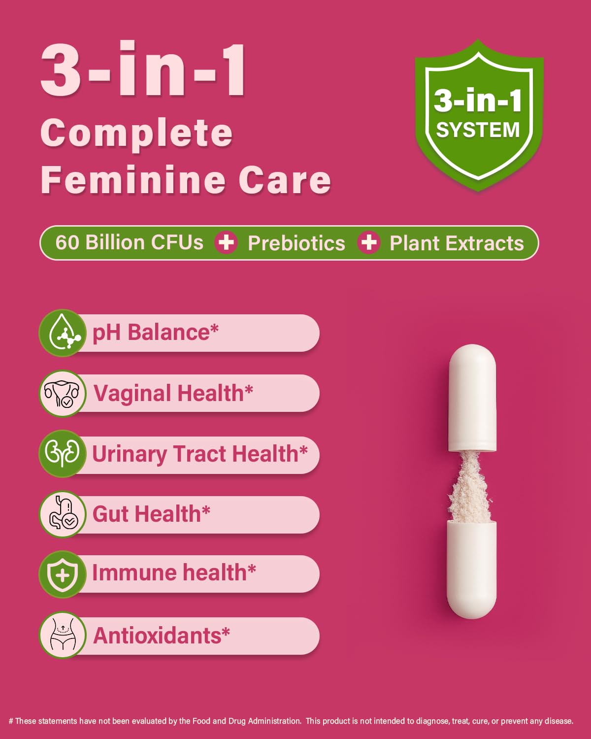 Anven Health Probióticos, arándano y D-Mannosa para apoyo urinario.