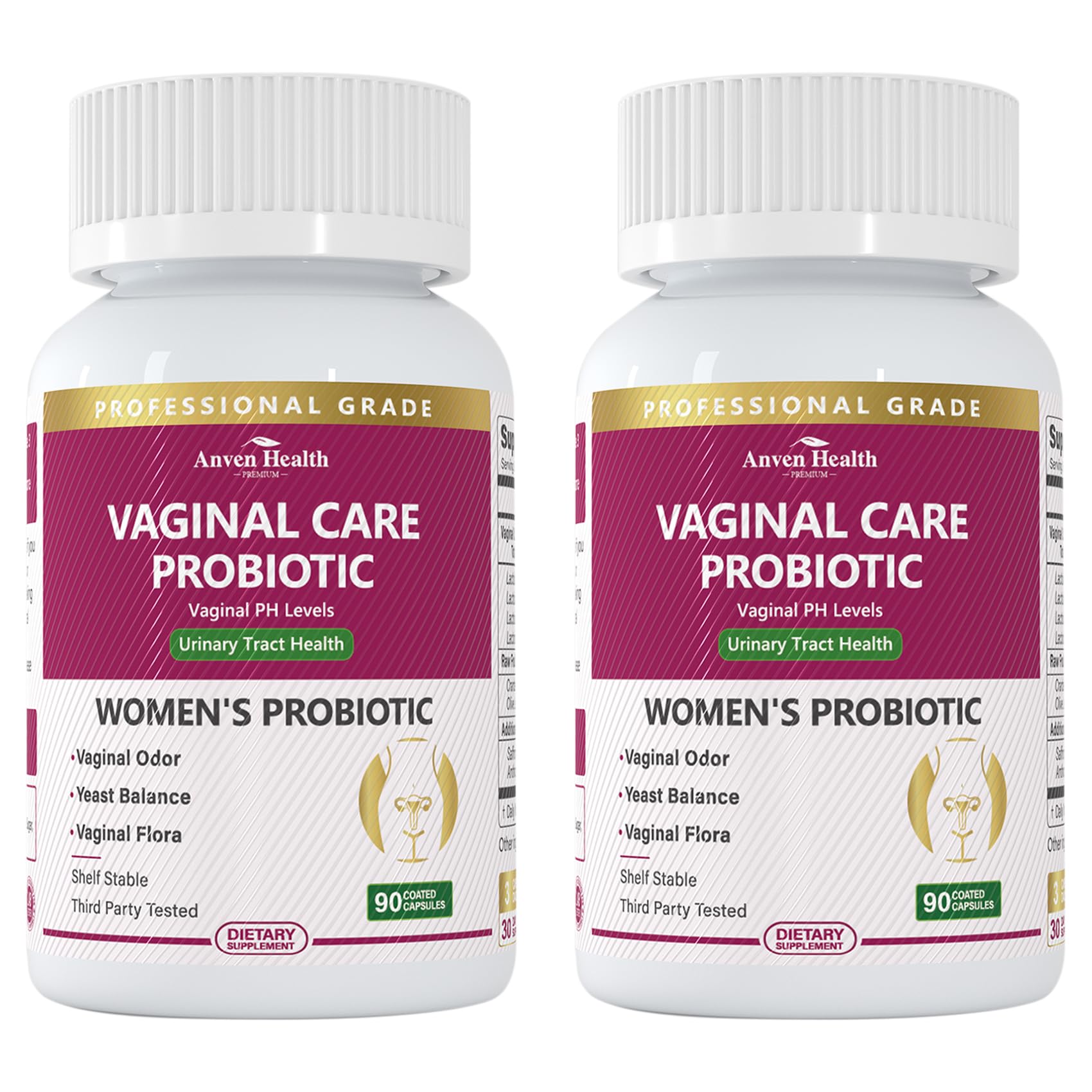 Anven Health Probióticos Vaginales, empaque visible, apoyo al equilibrio vaginal.