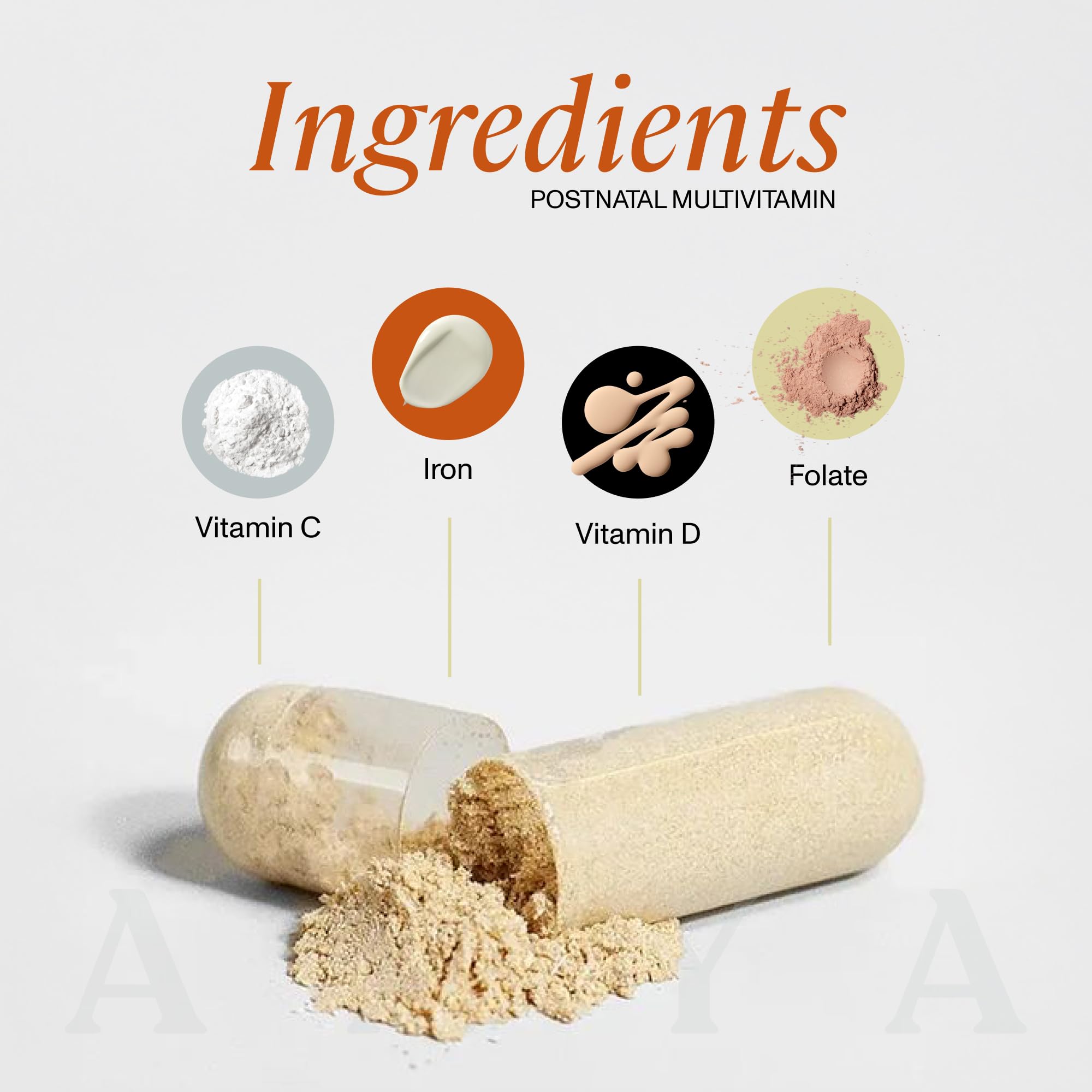 ANYA Postparto multivitaminas: dosis diarias para sostener energía