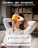 Anydance antifaz ocular calor calentamiento rapido, calor estable para relajacion