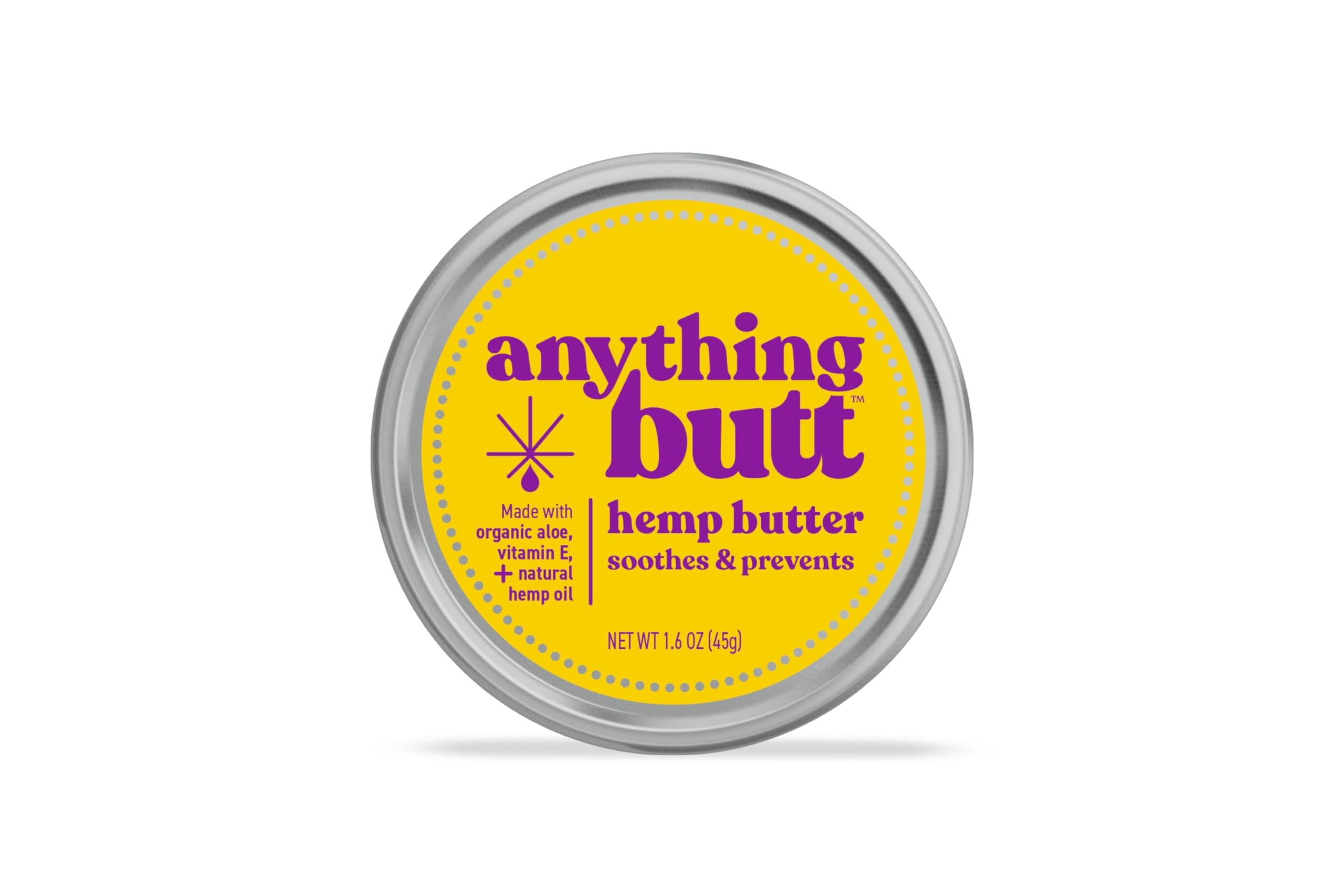 Anything Butt crema hemorroides natural en tubo para alivio suave