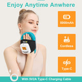 AOBOCO calor ajustable de 104°F a 140°F para confort personalizado.