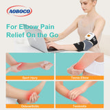 AOBOCO codo masaje vibración con 3 modos para relajación suave.