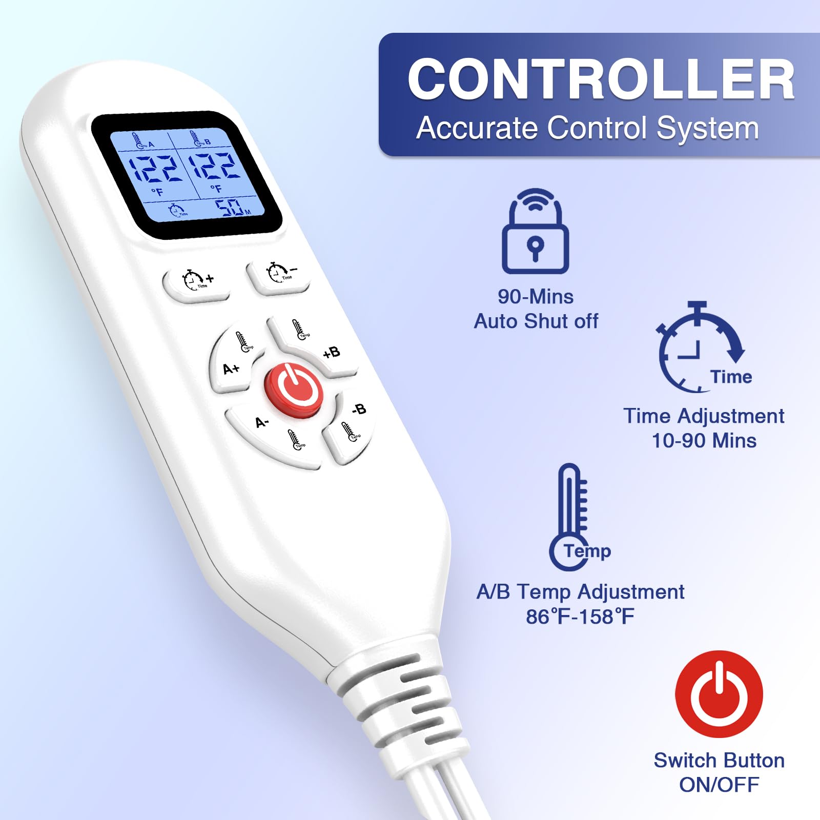 AOBOCO control inteligente de temperatura mantiene calor estable