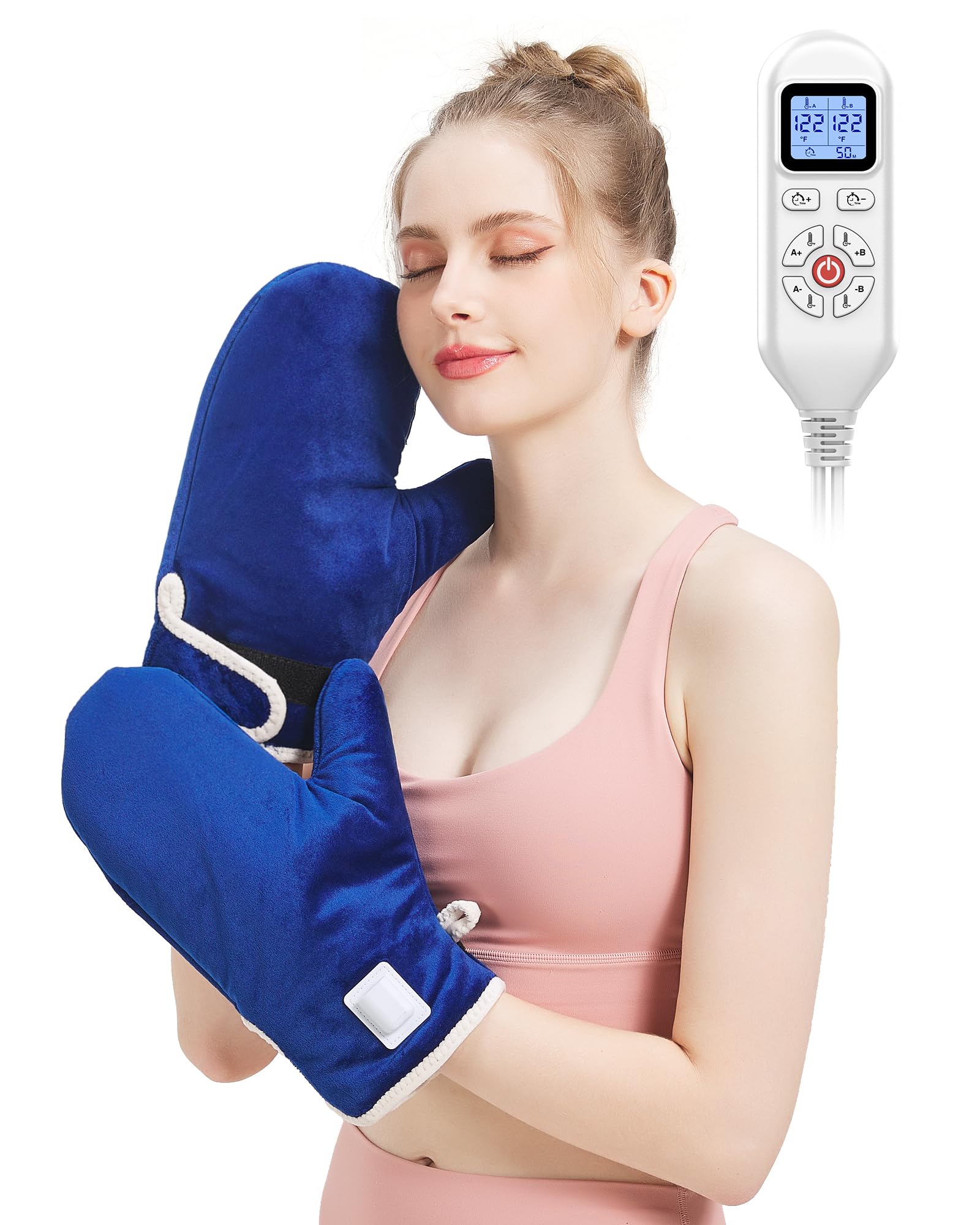 AOBOCO guantes caliéntes para artrosis de manos con calor uniforme para comodidad diaria