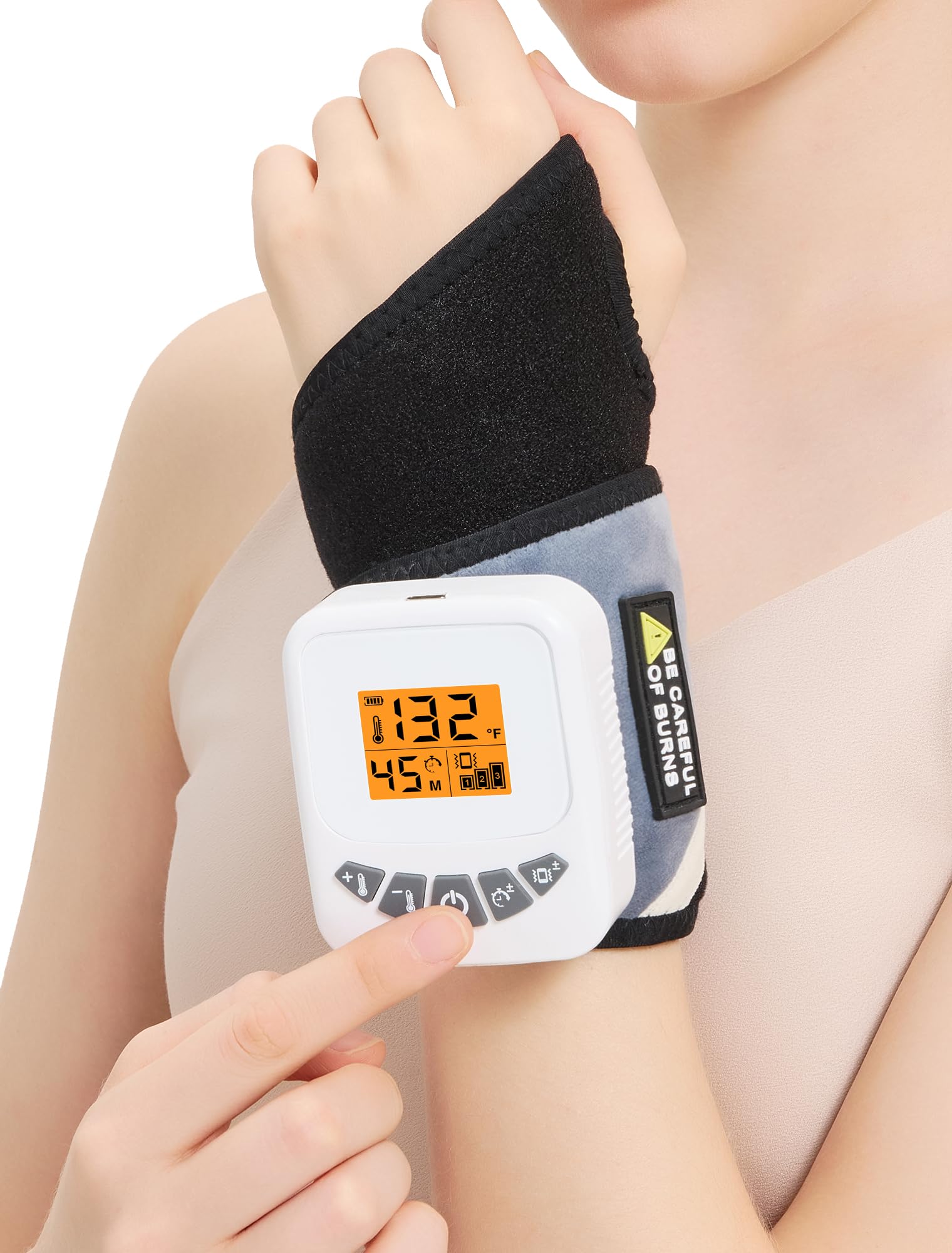 AOBOCO muñeca calentadora inalámbrica con vibración para uso diario cómodo