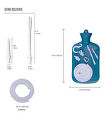 Conector de tubo enema AOGSLONA para un montaje sencillo y seguro.