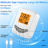 AOKESTE control doble para calor y masaje según necesidad.